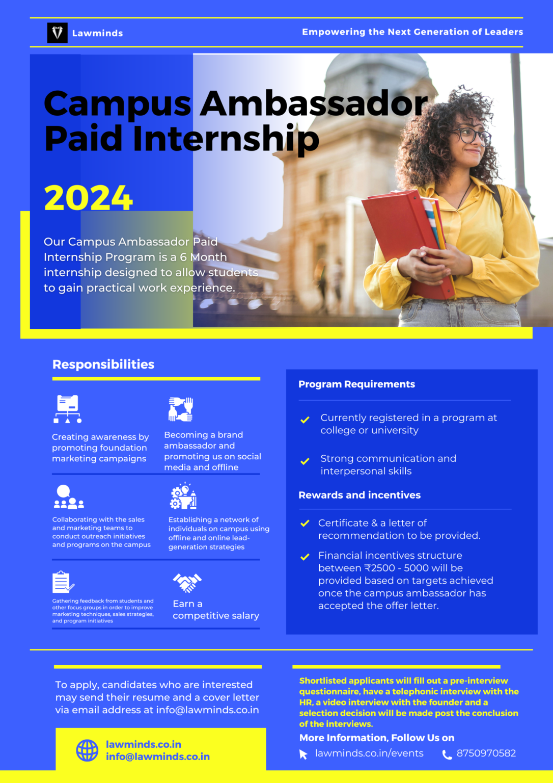Campus Ambassador Paid Internship – Lawminds