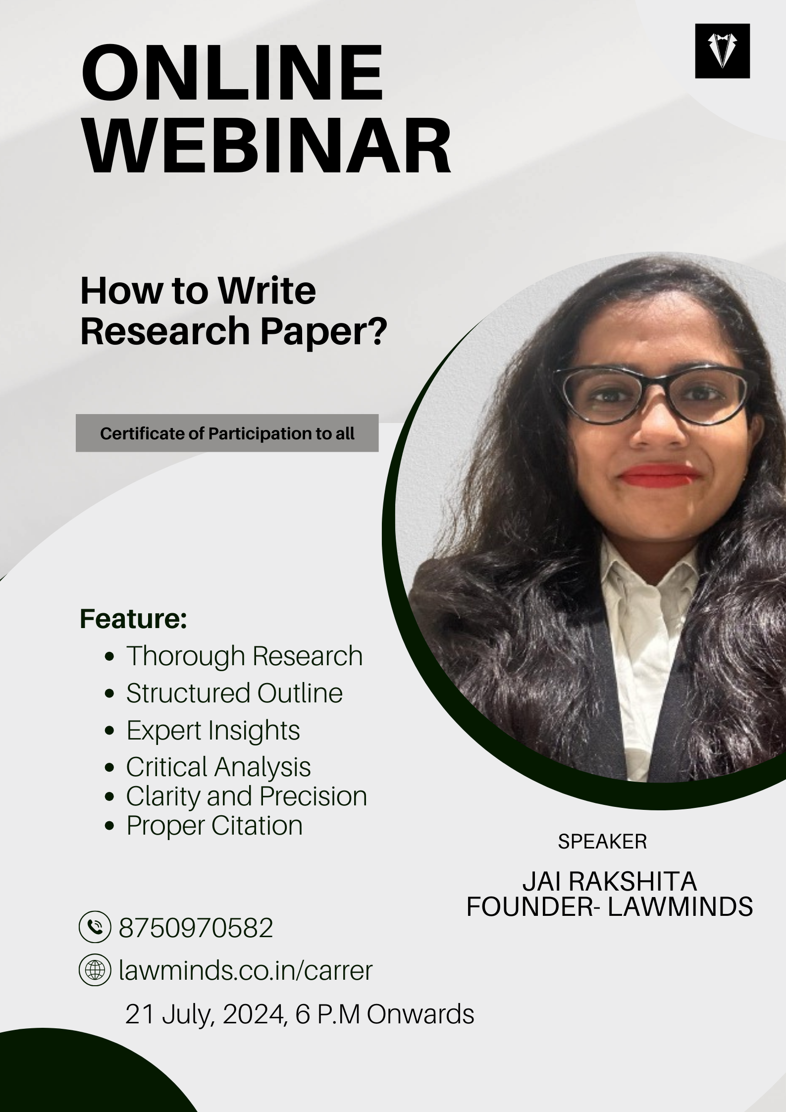 Online Free Webinar on How to write Research Paper [April 21]: Register ...